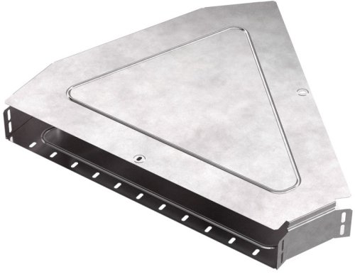 Угол для лотка горизонтальный с крышкой Промрукав Стандарт 45град. 600х80 фото Угол для лотка горизонтальный с крышкой Промрукав Стандарт 45град. 600х80 картинка